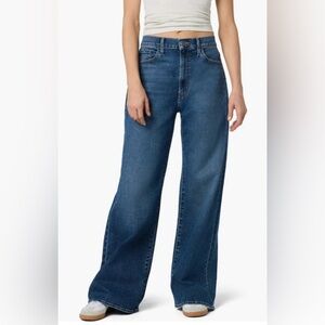 Hudson Jolene Medium Wash Wide Leg Denim Jeans